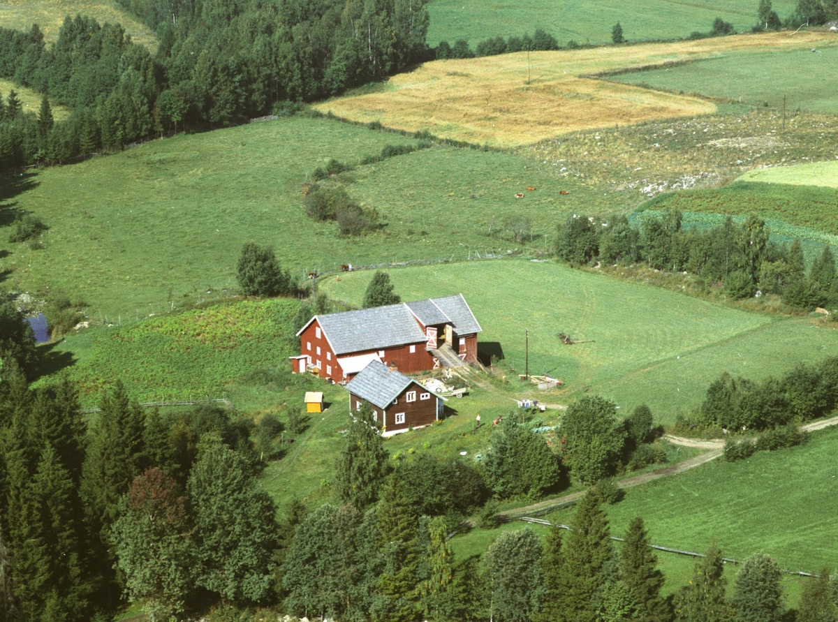 Flyfoto, Kroksrud søndre, Gaupen, Ringsaker.