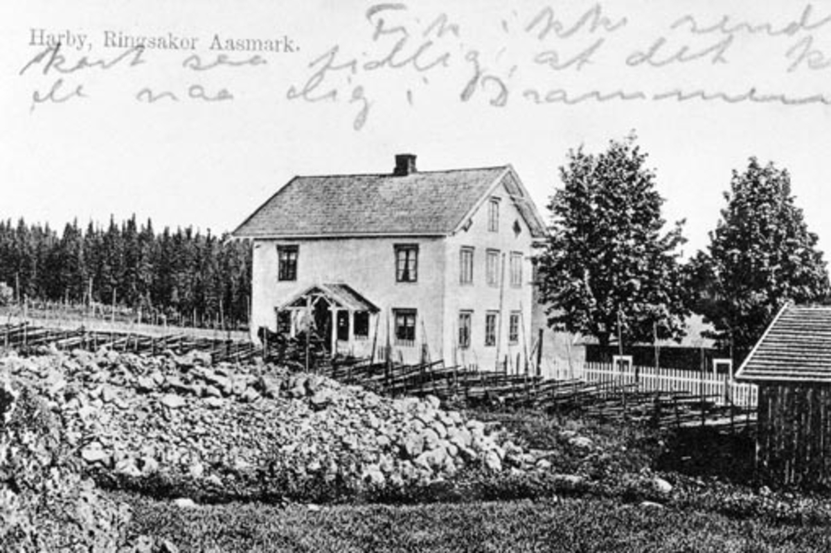 Eksteriør, Harby landhandleri, Arneberg, Næroset, Ringsaker.