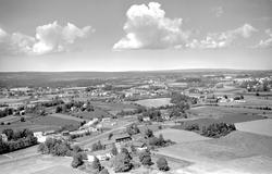 Widerøe skråfoto Hamar og Vang kommune