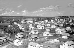 Flyfoto, Ridabu, Åker, Harald Harådesveg, Mogens Svales vei 