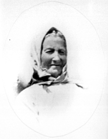PORTRETT: BERTE NILSDATTER FØDT: 1851, DØD: 1934, BEKKESVEEN, BAKKESVEEN