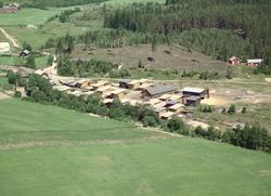 Flyfoto Løten. Furasaga, etablert av Løiten Almenning  i 190