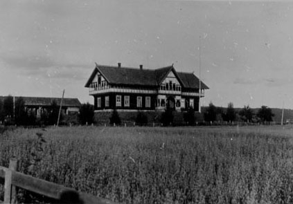 Stange, Romedal kommunehus oppført i 1896, kommunelokale fram til 1939, Herredsvang, gjestehus, bygdehus, forsamlingslokale,