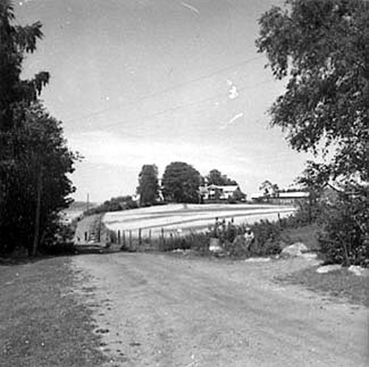 Den gamle Kongevegen,Kongsvegen,ved Korsødegården, Tangen
