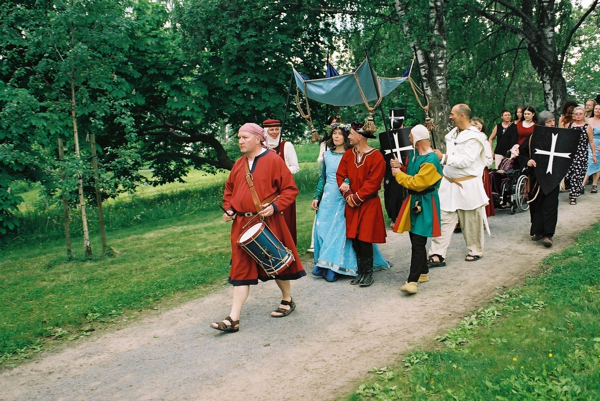 Middelalderdagen. Middelalderfestival, Hamar, Domkirkeodden, 2002. 