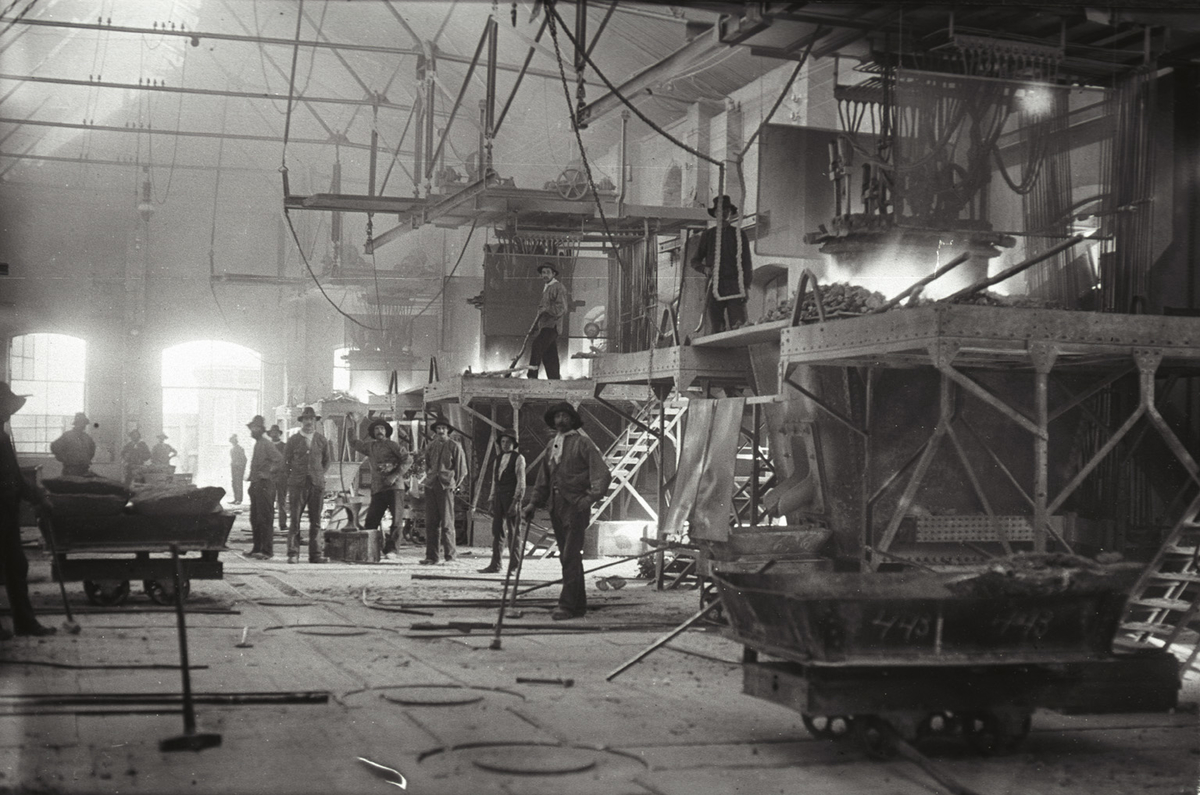Alby United Carbid Factory Ltd i Alby, smeltehus.