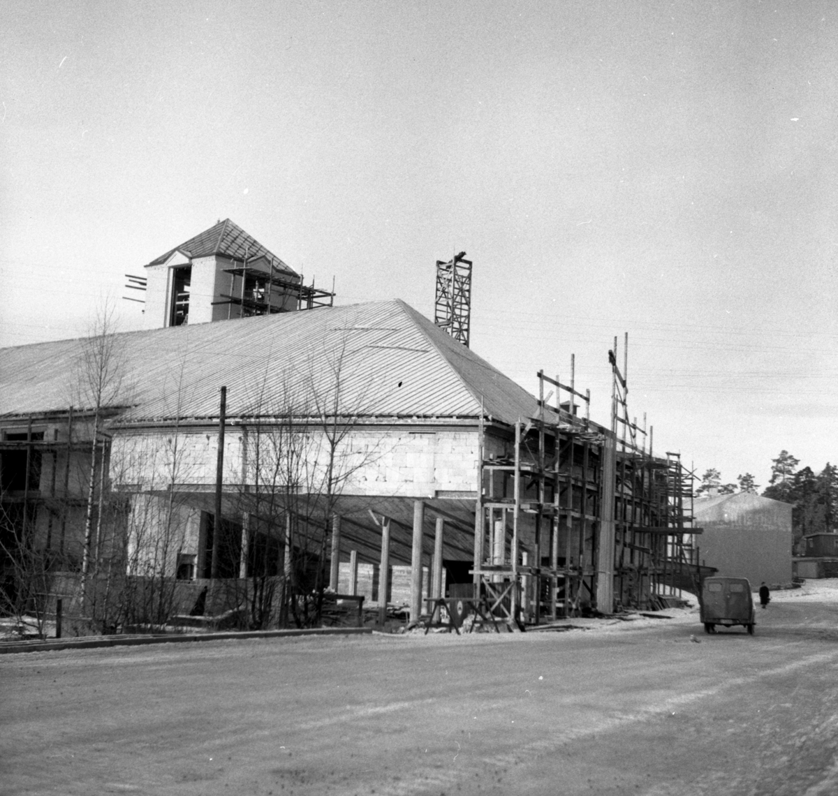 Rådhuset under bygging