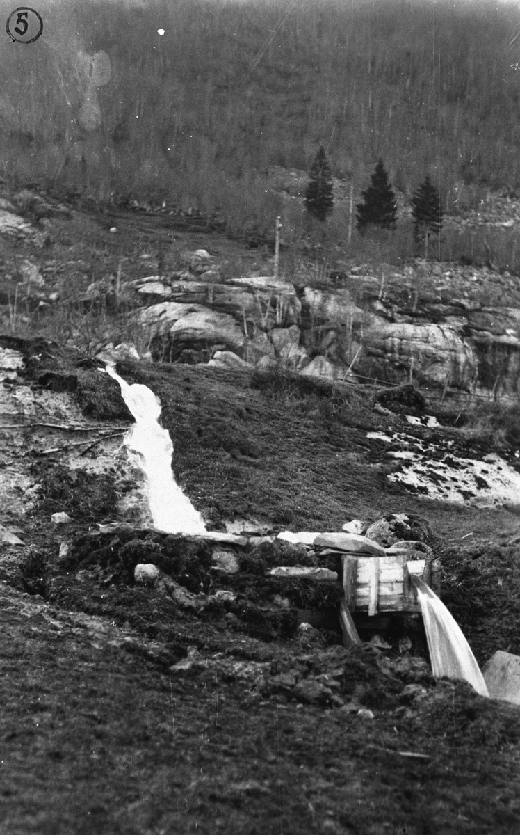 Askabekken sitt permanente vassinntak til industriutbygginga på Eitrheimsneset.