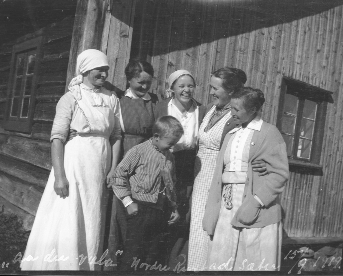 Nordre Rustad seter, gruppebilde