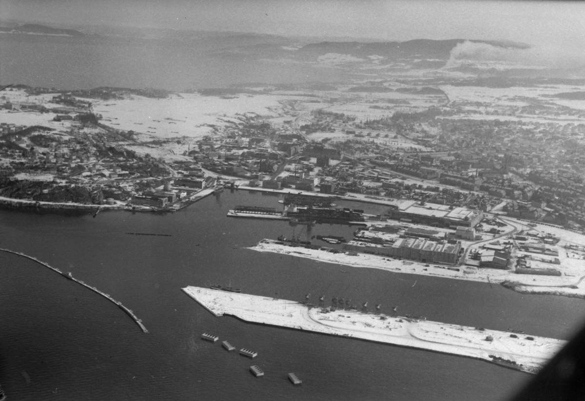 Trondheim sett fra lufta