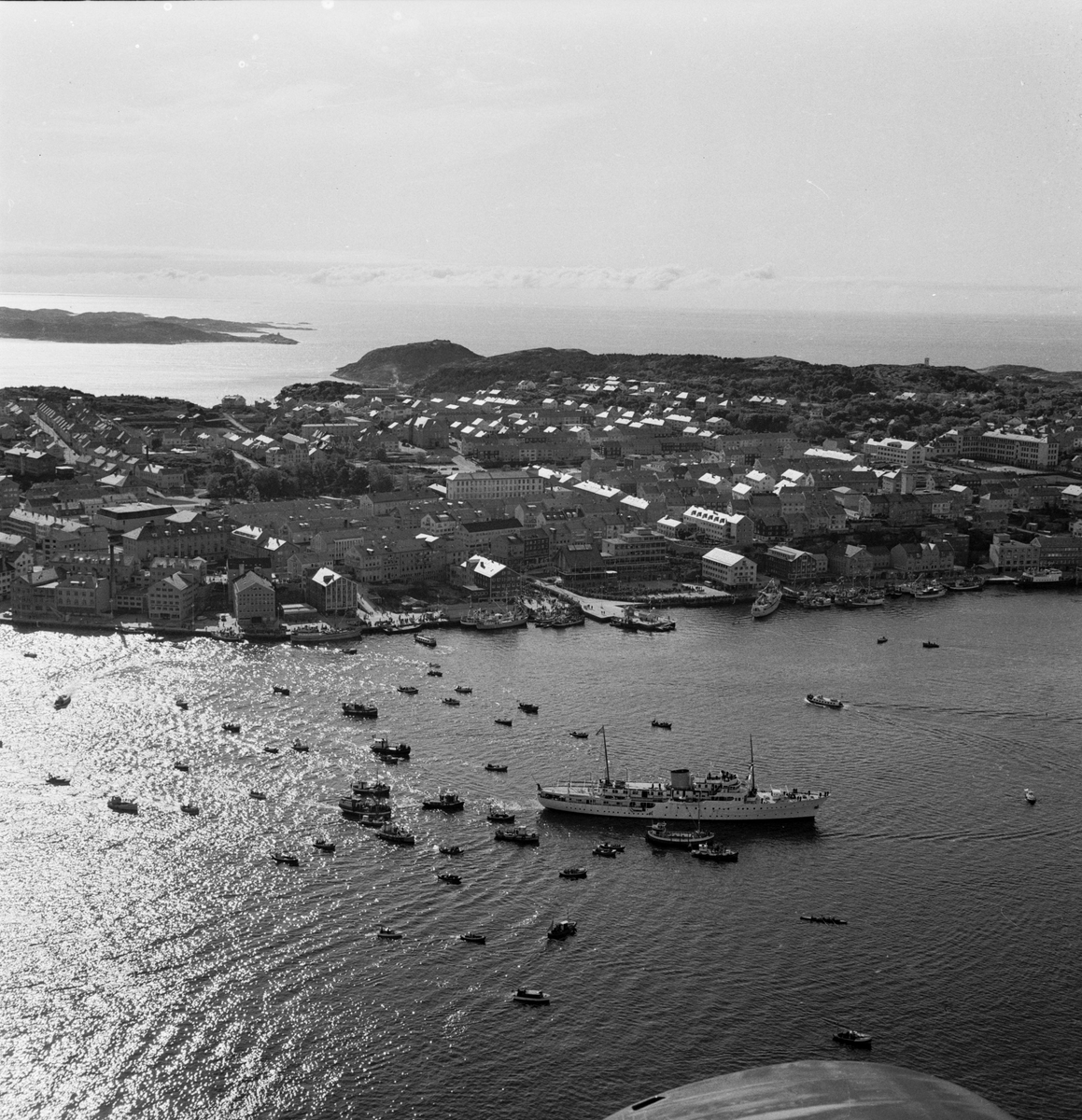 Kristiansund sett fra lufta