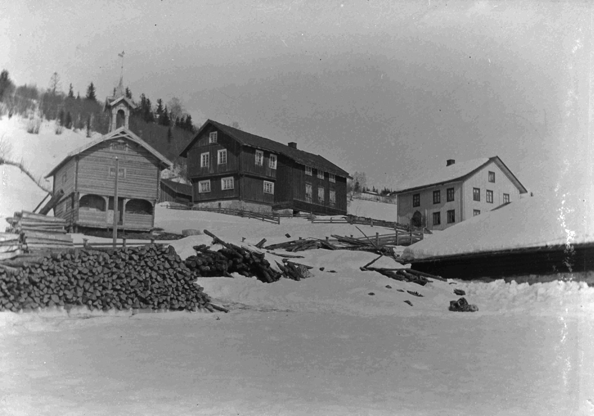 Ringsaker, Veldre, Bolstad gård, Boldstadbygingen før flytting til Hedmarksmuseet, innkjøpt i 1913 og gjenreist på museet i 1915, Løkendalen,