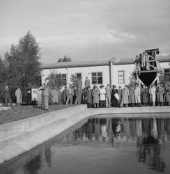 Hørgård Fiskestangfabrikk. Demonstrasjon av fiskestang på Ni