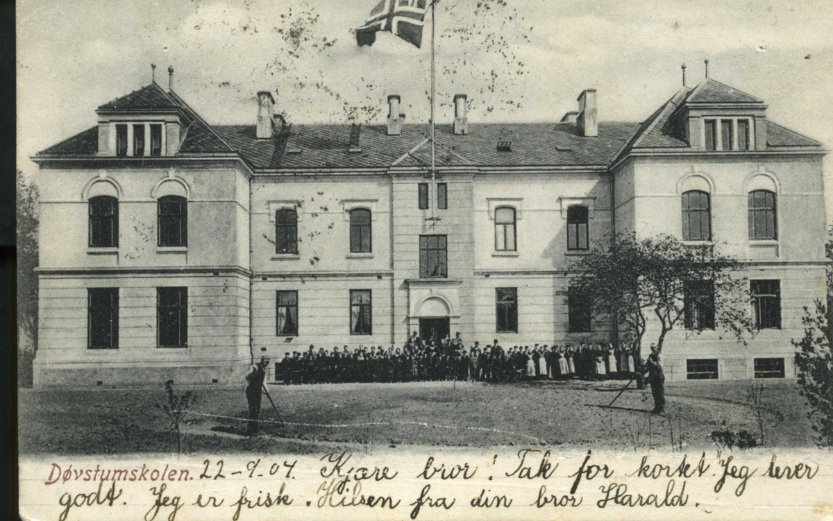 Døveskolen i Trondheim. 