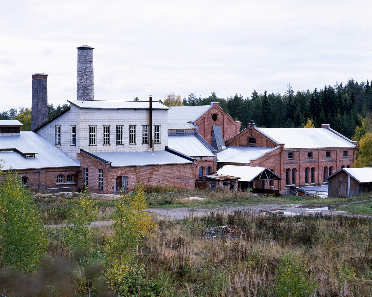 Løten, Ådalsbruk, Klevfos Industrimuseum, eksteriør,  papirfabrikk, 
