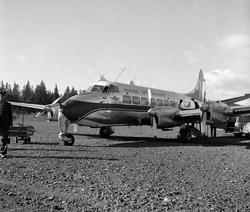 Hamar flyplass, "de Havilland  DH 114 Heron"  verdens minste