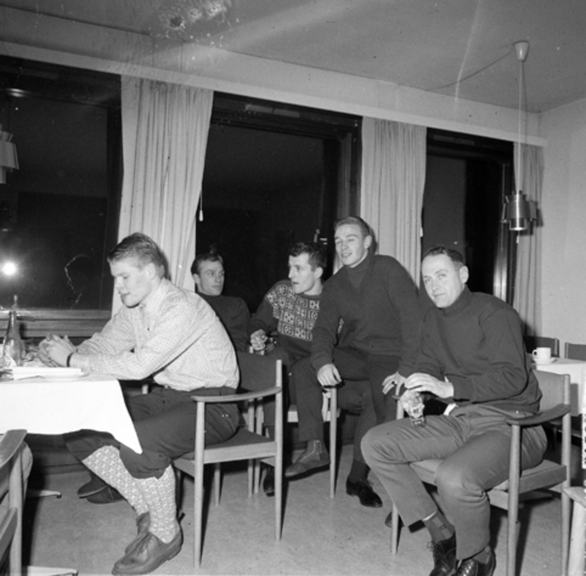 Hamar, Skøyteløpere, Per Ivar Moe,  Fred A. Maier, Per Willy "Betong" Guttormsen med flere