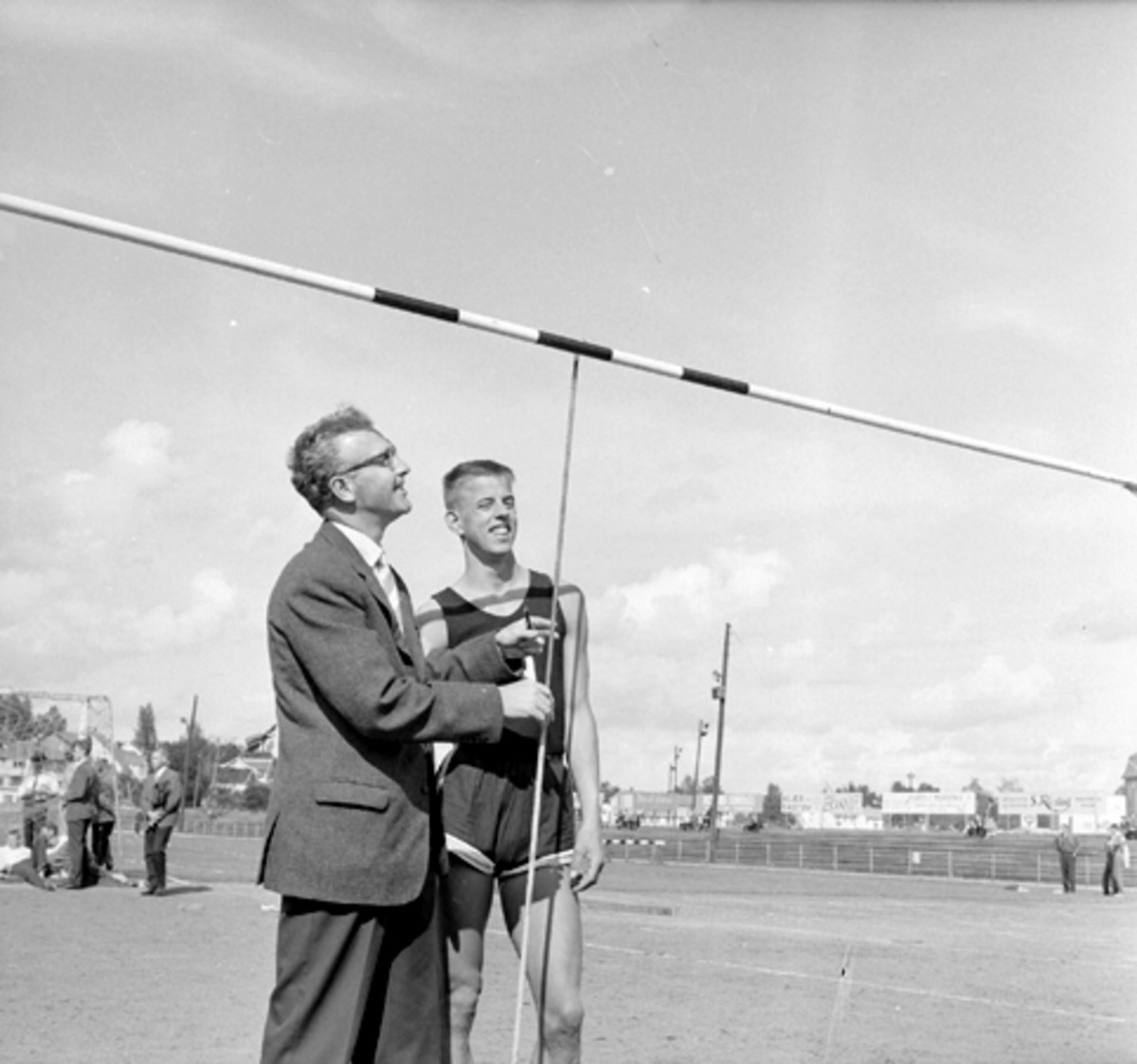 Terje Haugland, høydehopp, friidrett, Hamar Stadion.