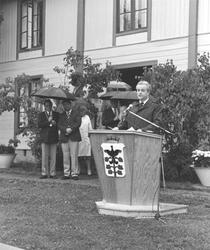 Åpning av Kirsten Flagstadmuseet i 1985