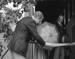 Åpning av Kirsten Flagstads minnesamling i Strandstuen, Hama