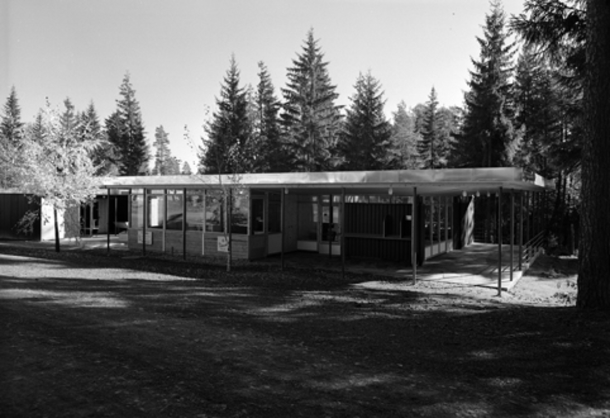 Hamar, Strandvegen 156, Hamar Camping, Campingplass på Martodden etablert i 1959, Frans Hullemann var første bestyrer, toalettanlegg