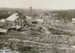 Bilder fra fabrikktida - Klevfos Cellulose- & Papirfabrik, Ådalsbruk i Løten kommune