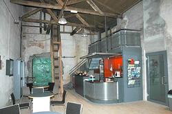 Fabrikkbygningen interiør - Klevfos Cellulose- & Papirfabrik, Ådalsbruk i Løten kommune