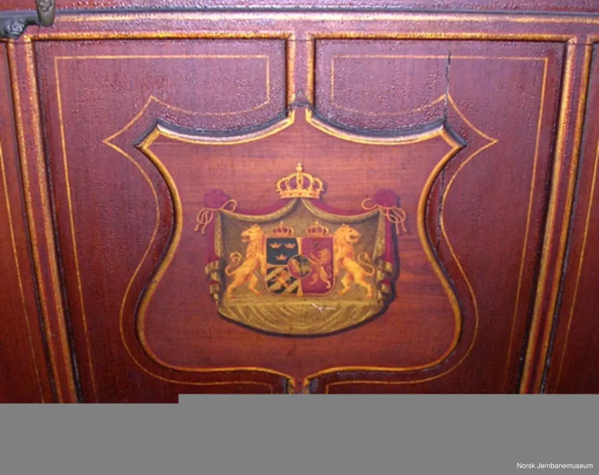 Kongevogn fra Kongsvingerbanen - Personvogn for den svensk-norske kongefamilien (Carl 15.)