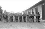 Signalpatrull, tråd och blink, ur 4. skvadron med cykel före sommarmarschens början 1930.