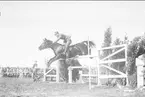 Skövde fältrittklubbs offentliga tävlingar 1936 på prishoppningsbanan öster om K 3 kasern.