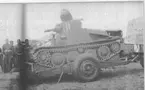 K3. Svenska och utländska pansarbilar och stridsvagnar av olika modeller och försöksmodeller. Jfr major W Odelbergs rapport 1935.