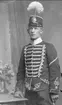 Porträtt av okänd korpral vid Livhusarerna.