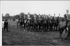 Invigningen av regementets minnessten på Sanna hed den 1 Augusti 1920.