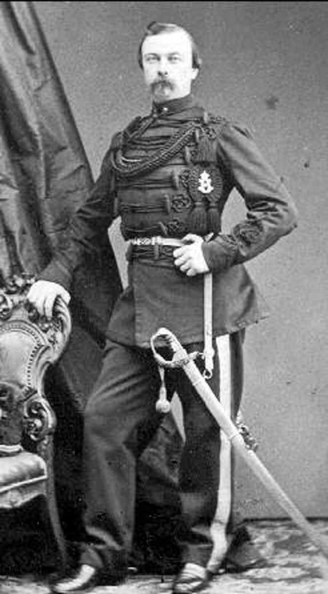 Porträtt av officer von Halten