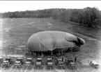 Ballonguppstigning omkr. 1922, Lilla Frösunda, Solna.