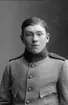 Porträtt av okänd militär