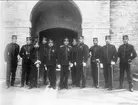 Officerare vid artilleriregementet i Karlsborg år 1900.