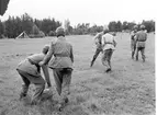 Fallskärmsjägarskolan Karlsborg slutet 1950-tal.