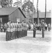 Fallskärmsjägarskolan i Karlsborg 1957.