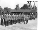 Fallskärmsjägarskolan i Karlsborg 1961.