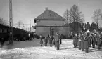 Fallskärmsjägarskolan i Karlsborg 1952.Inryckning.