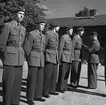 Fallskärmsjägarskolan i Karlsborg 1953.FJS-dagen.Utdelning Örnen.