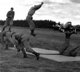 Fallskärmsjägarskolan i Karlsborg 1959.FJS-dag.