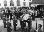 Amerikanska flygare. Avlidna transporteras till Malmö.