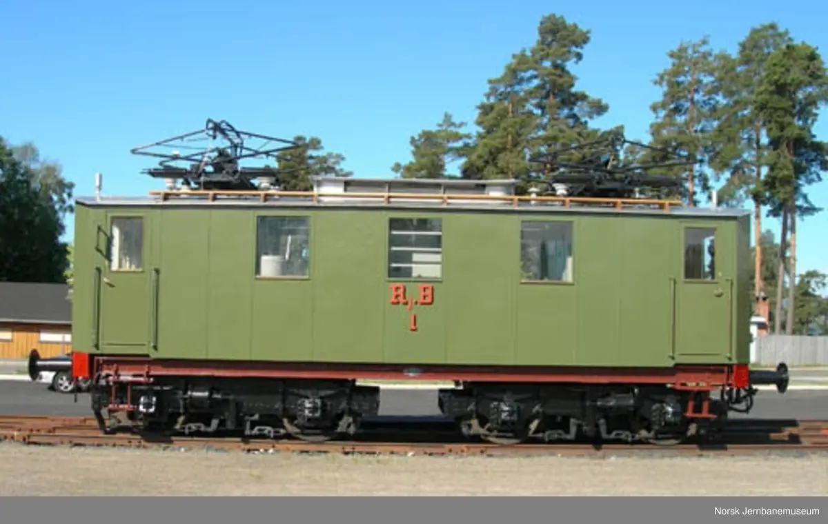 Lokomotiv : elektrisk lokomotiv Rjukanbanen nr. 1