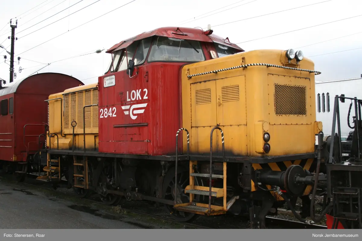 Diesellokomotiv type Di 2 nr. 842 : skiftelokomotiv