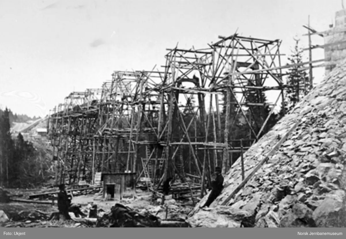 Lysedal viadukt under bygging