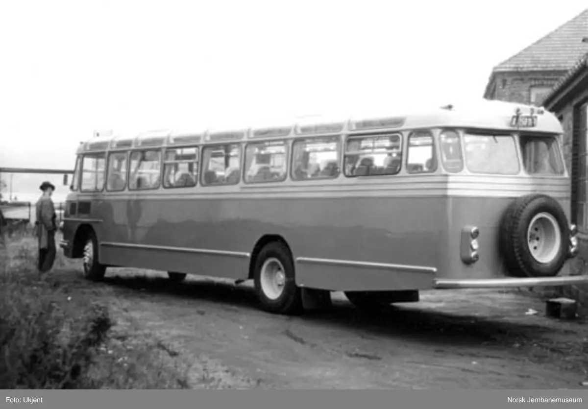 NSB Bilruter Ålesund buss Volvo ved leveranse fra Larvik Karosseri