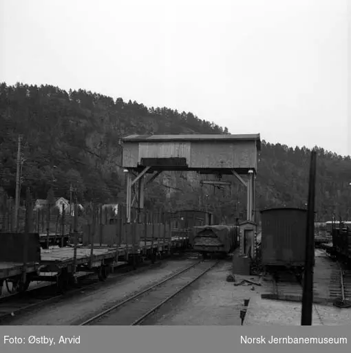 Omlastingskranen på Grovane stasjon