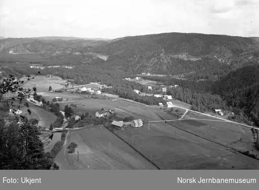 Linjeparti fra Hunsdal viadukt og nordover : km 416,80 Audnedal